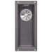 BLANCO SUBLINE 160-U Evier Silgranit, gris rocher 523397
