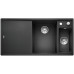 BLANCO AXIA III 6 S-F InFino SILGRANIT évier anthracite, droite, planche en bois 523483