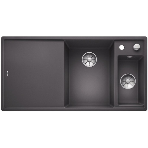 BLANCO AXIA III 6 S-F InFino SILGRANIT évier gris roche, droite 523490
