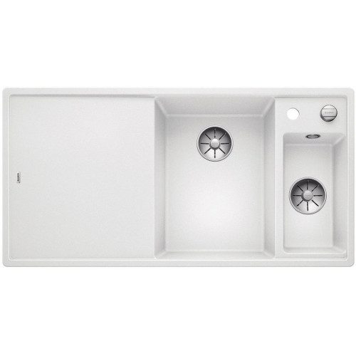 BLANCO AXIA III 6 S-F InFino SILGRANIT évier blanc, droit planche en verre 523492 BLANCO AXIA III 6 S-F InFino SILGRANIT évier blanc, droit planche en verre 523492