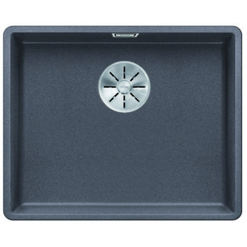 BLANCO SUBLINE 500 F InFino SILGRANIT évier PuraDur gris roche, pour sous plan 523533 BLANCO SUBLINE 500 F InFino SILGRANIT évier PuraDur gris roche, pour sous plan 523533