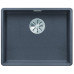 BLANCO SUBLINE 500 F InFino SILGRANIT évier PuraDur gris roche, pour sous plan 523533