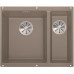 BLANCO SUBLINE 340/160 U InFino SILGRANIT Évier, tartufo 523556