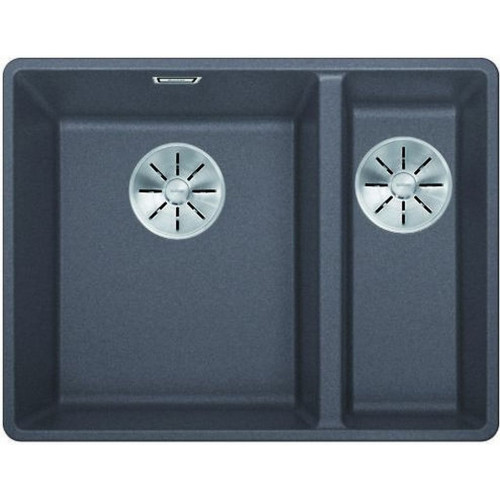 BLANCO SUBLINE 340/160 F InFino SILGRANIT évier gris roche, gauche 523569