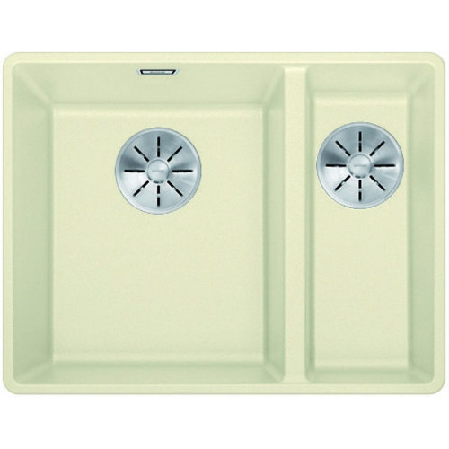 BLANCO SUBLINE 340/160 F InFino SILGRANIT évier jasmine, gauche, pour sous plan 523572