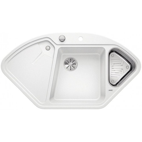 BLANCO DELTA II InFino SILGRANIT Évier, Blanc 523660