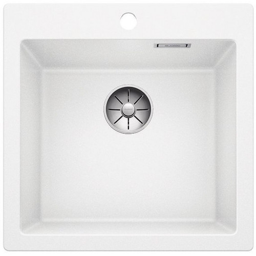 BLANCO PLEON 5 Infino SILGRANIT Évier blanc, télécommande de vidange 523680 BLANCO PLEON 5 Infino SILGRANIT Évier blanc, télécommande de vidange 523680