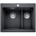 BLANCO PLEON 6 Split Infino SILGRANIT Évier anthracite réversible télécommande de vidange