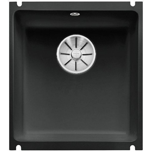 BLANCO SUBLINE 375-U Évier de cuisine, noir InFino 523732 BLANCO SUBLINE 375-U Évier de cuisine, noir InFino 523732