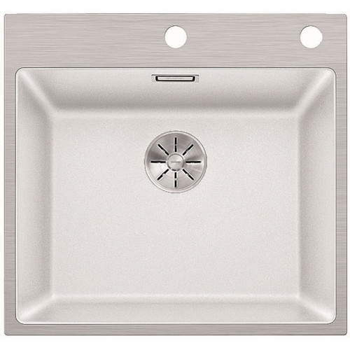 BLANCO SUBLINE 500 IF/A SteelFrame InFino SILGRANIT Évier blanc 524114