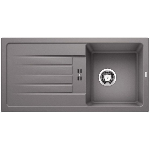 BLANCO FAVUM 45 S Silgranit Évier avec égouttoir, réversible aluminium métallique 524228 BLANCO FAVUM 45 S Silgranit Évier avec égouttoir, réversible aluminium métallique 524228