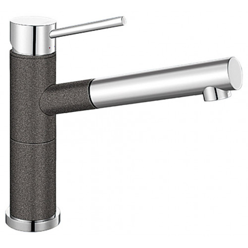 BLANCO Alta-S Compact Silgranit Robinetterie d’évier, anthracite/chrome 515333