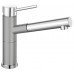 BLANCO Alta-S Compact Silgranit Robinetterie d’évier, aluminium/chrome 515326