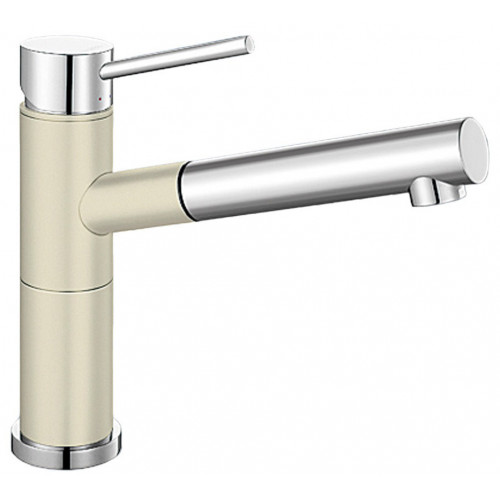 BLANCO Alta-S Compact Silgranit Robinetterie d’évier, jasmin/chrome 515328