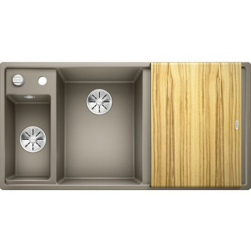 BLANCO Axia III 6 S InFino Évier SILGRANIT tartufo 524650