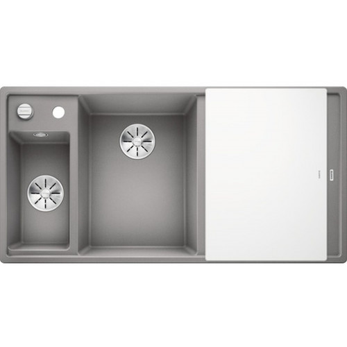 BLANCO Axia III 6 S InFino Évier SILGRANIT alumétallic 524655 BLANCO Axia III 6 S InFino Évier SILGRANIT alumétallic 524655