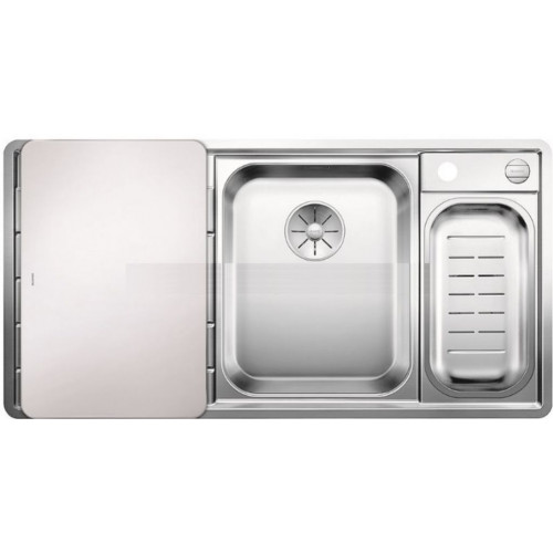 BLANCO AXIS III 6 S-IF Évier, Inox soie 522104