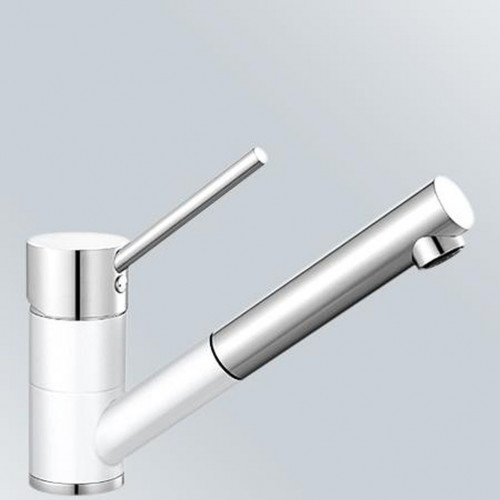 BLANCO Antas-S Robinetterie de cuisine, blanc, chrome 516766 BLANCO Antas-S Robinetterie de cuisine, blanc, chrome 516766