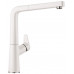 BLANCO Avona-S Mitigeur d'évier avec bec extractible, blanc 521280