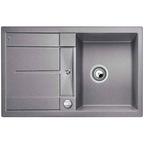 BLANCO Metra 45 S-F Silgranit Évier, PuraDur alumetallic 519082 BLANCO Metra 45 S-F Silgranit Évier, PuraDur alumetallic 519082