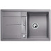 BLANCO Metra 45 S-F Silgranit Évier, PuraDur alumetallic 519082