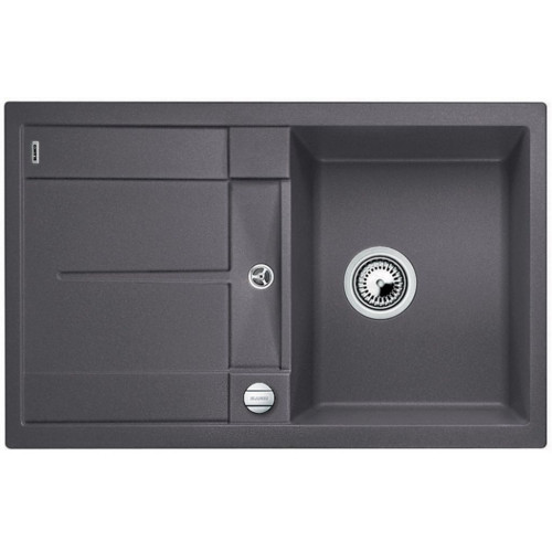 BLANCO Metra 45 S-F Silgranit Évier, PuraDur gris roche, réversible 519086 BLANCO Metra 45 S-F Silgranit Évier, PuraDur gris roche, réversible 519086