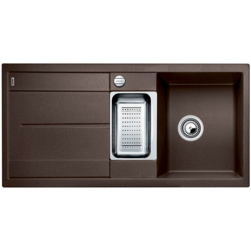 BLANCO Metra XL 6 S-F Évier de cuisine, réversible café 519118 BLANCO Metra XL 6 S-F Évier de cuisine, réversible café 519118