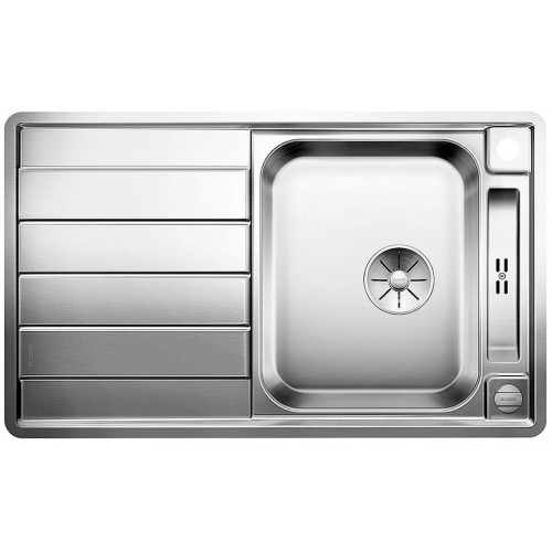 BLANCO Axis III 45S-IF Évier de cuisine avec égouttoir, Acier inoxydable 522102