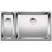 BLANCO Andano 500/180-U Évier, Inox satin de soie, droite 522989