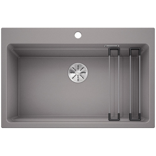 BLANCO Etagon 8 Silgranit PuraDur Evier, alumetallic - vidage: manuel 525189