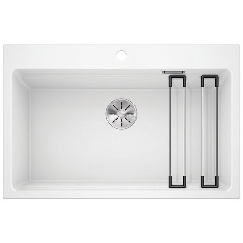 BLANCO Etagon 8 Infino Silgranit Evier, blanc - vidage: manuel 525191