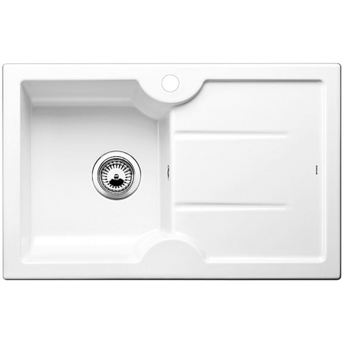 BLANCO IDESSA 45 S, évier céramique blanc cristal, CUVE A GAUCHE 514497