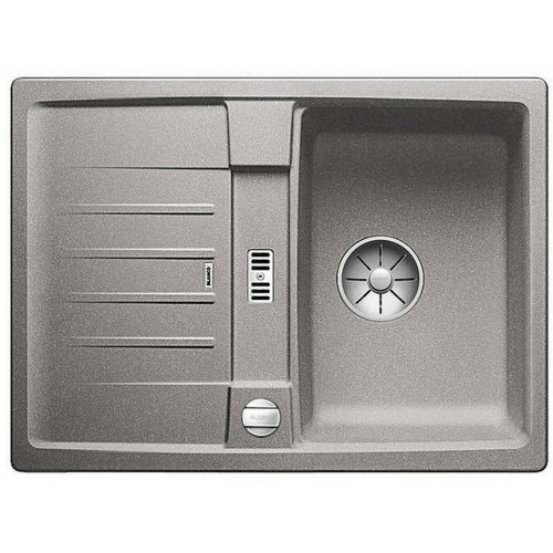 BLANCO Lexa 40 S Infino Évier avec égouttoir, réversible aluminium métallique 524882