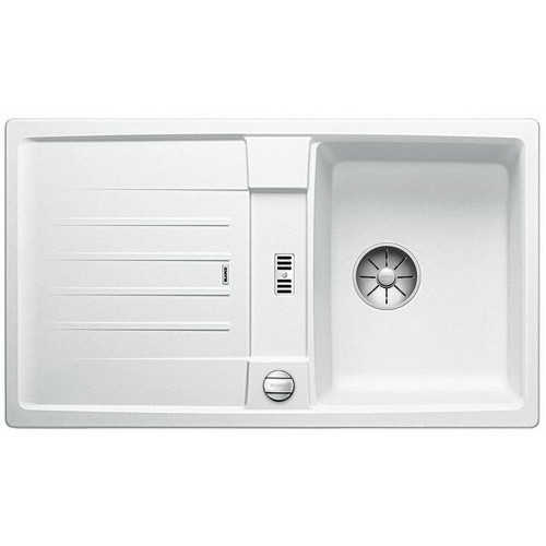BLANCO Lexa 45 S Infino Évier avec égouttoir, blanc 524904 BLANCO Lexa 45 S Infino Évier avec égouttoir, blanc 524904