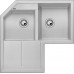 BLANCO METRA 9 E Silgranit, évier gris perle, avec siphon 520588