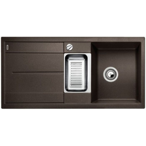 BLANCO Metra 6 S Évier sans cuve ni commande excentrique, couleur café 515046 BLANCO Metra 6 S Évier sans cuve ni commande excentrique, couleur café 515046