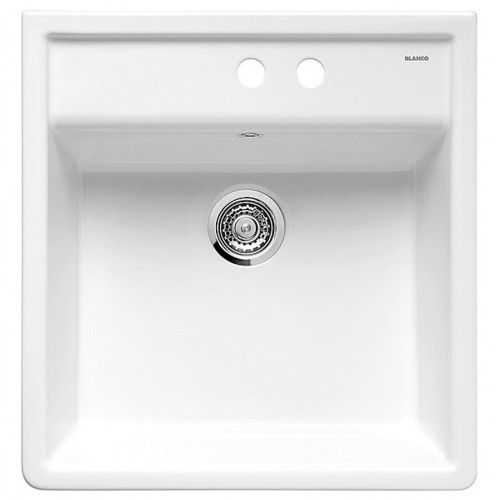 BLANCO PANOR 60 évier céramique blanc cristal, avec siphon 514501