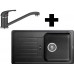 BLANCO Kit évier Favos Mini Silgranit anthracite + mitigeur DARAS anthracite
