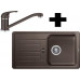 BLANCO Kit évier Favos Mini Silgranit café + mitigeur Daras café