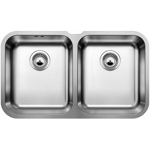 BLANCO SUPRA 340/340 U Éviers, Acier inoxydable brossé 519716