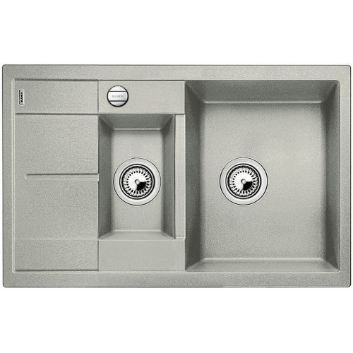 BLANCO Metra 6 S Compact Évier, PuraDur gris perle 520576