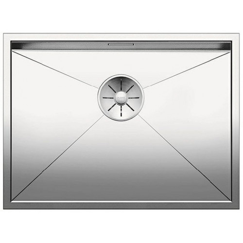 BLANCO ZEROX 550 U Infini Évier, Acier inoxydable satiné 521591