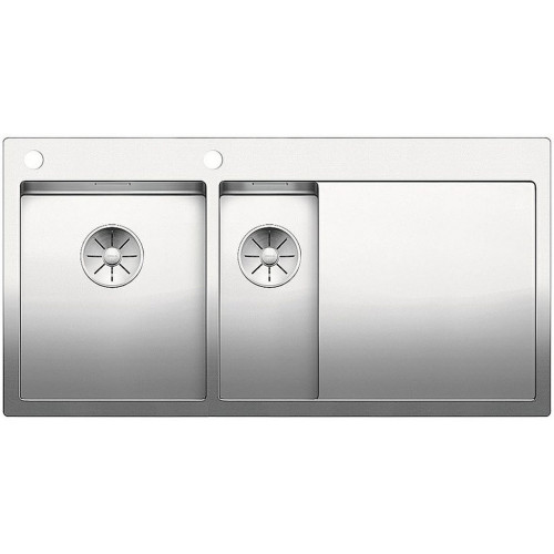 BLANCO CLARON 6 S-IF Infini Évier et égouttoir, inox 521646