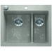 BLANCO PLEON 6 Split Silgranit PuraDur Evier, béton, vidage automatique 525307