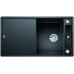 BLANCO AXIA III 5 S Infini silgranit Évier, avec commande de vidage, noir 525844