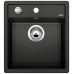 BLANCO DALAGO 45 SILGRANIT Évier, avec commande de vidage, noir 525869