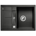 BLANCO METRA 45 S Compact Silgranit Évier, avec commande de vidage, noir 525913