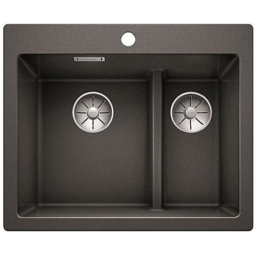 BLANCO PLEON 6 Split Infini SILGRANIT Évier, noir 525955