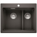 BLANCO PLEON 6 Split Infini SILGRANIT Évier, noir 525955