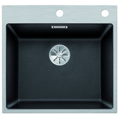 BLANCO SUBLINE 500-IF/A SteelFrame Silgranit PuraDur Évier, noir 526000